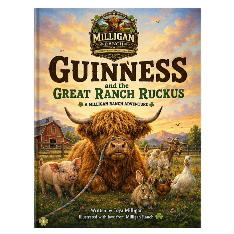 Cover of Guinness and the Great Ranch Ruckus storybook